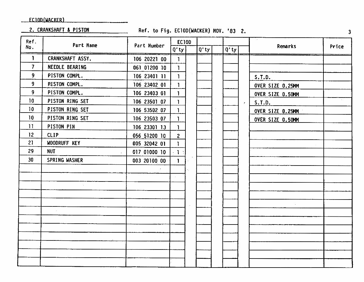Robin EC10D parts manual preview img 9