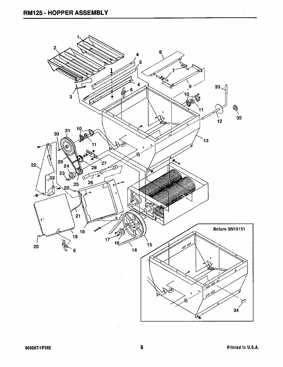 GEHL 125 MIX-All Parts Manual preview img 10