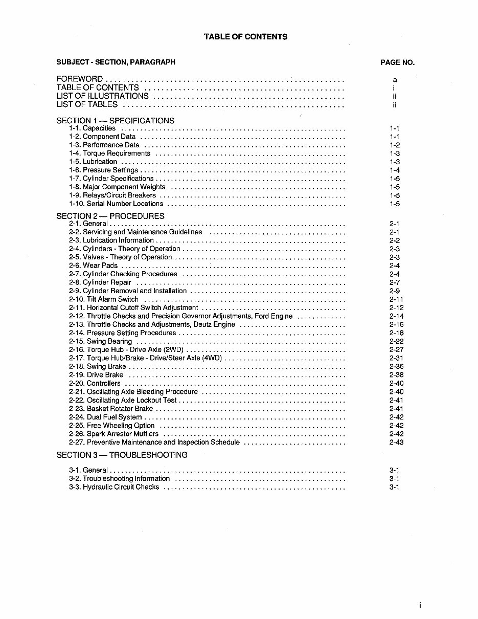JLG Boom Lifts 34HA Service Repair Workshop Manual (P/N:3120675) preview img 3