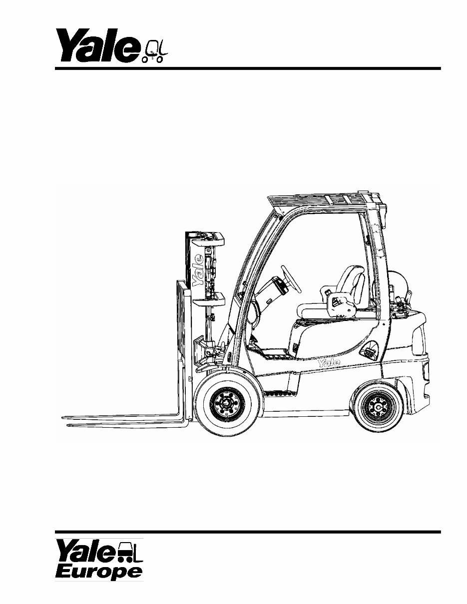Yale (C810) GDP16-18VX, GLP16-18VX, GDP20SVX, GLP20SVX VERACITOR Forklift Parts Manual preview img 1