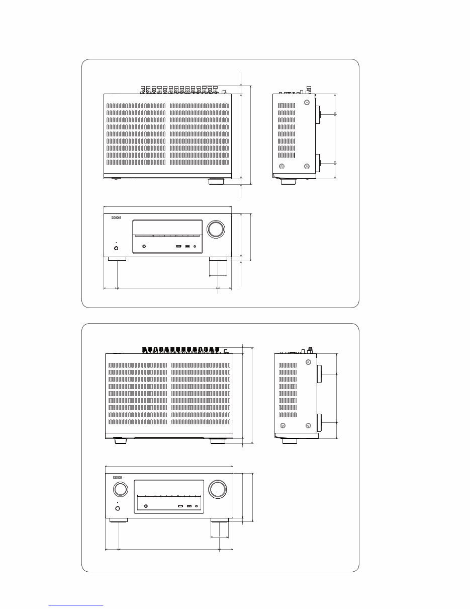 Denon AVR-E400 / AVR-X2000 AV Receiver Service & Repair Manual preview img 10
