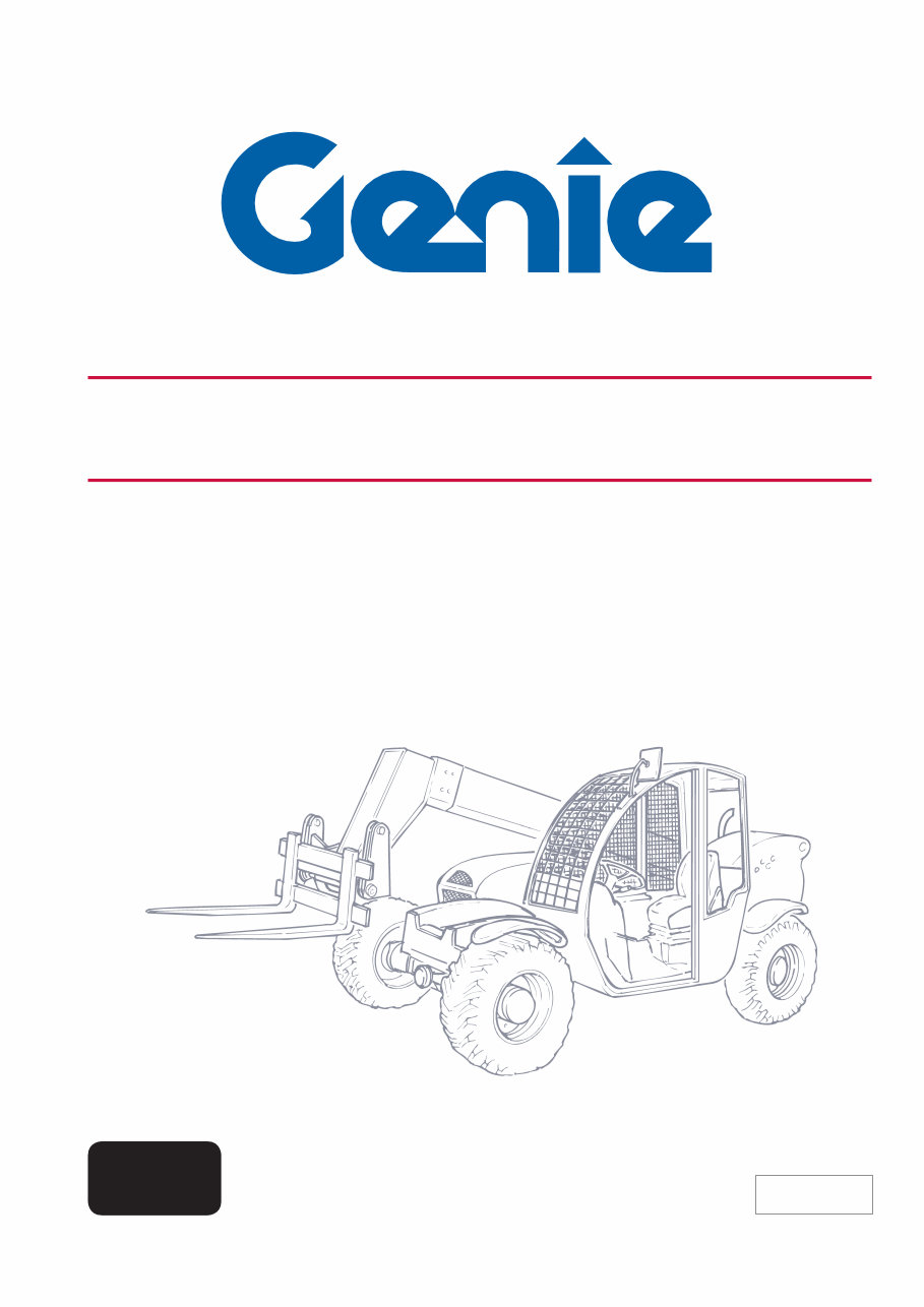 Genie GTH 55-19 Telehandler Service Repair Workshop Manual INSTANT ( From Serial Number:10242 to 18818 ) preview img 1
