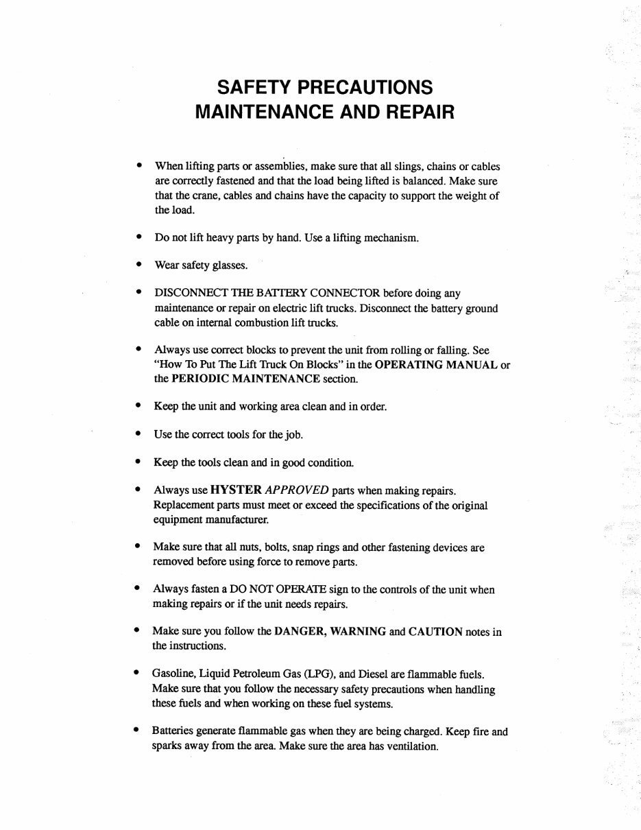 HYSTER B114 (E20B, E25B, E30BS) Electric Forklift Service Repair Manual + Parts Manual preview img 2