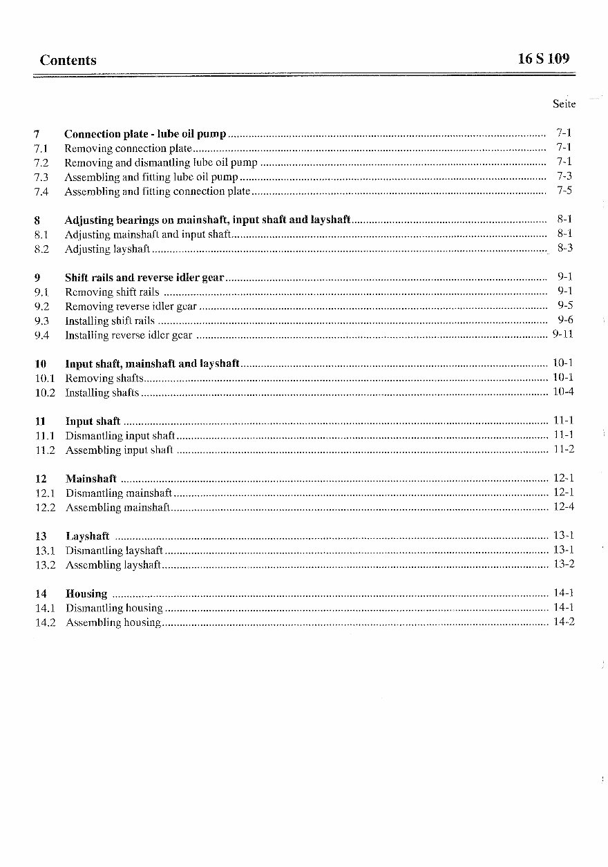 Renault Gearbox ZF 16 S 109 Workshop Manual preview img 3