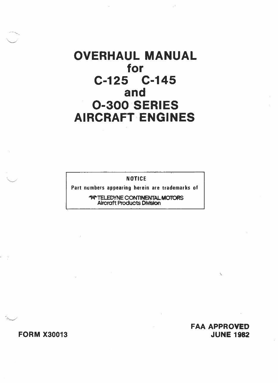 1961 Cessna 172B skyhawk service parts owners manuals preview img 1