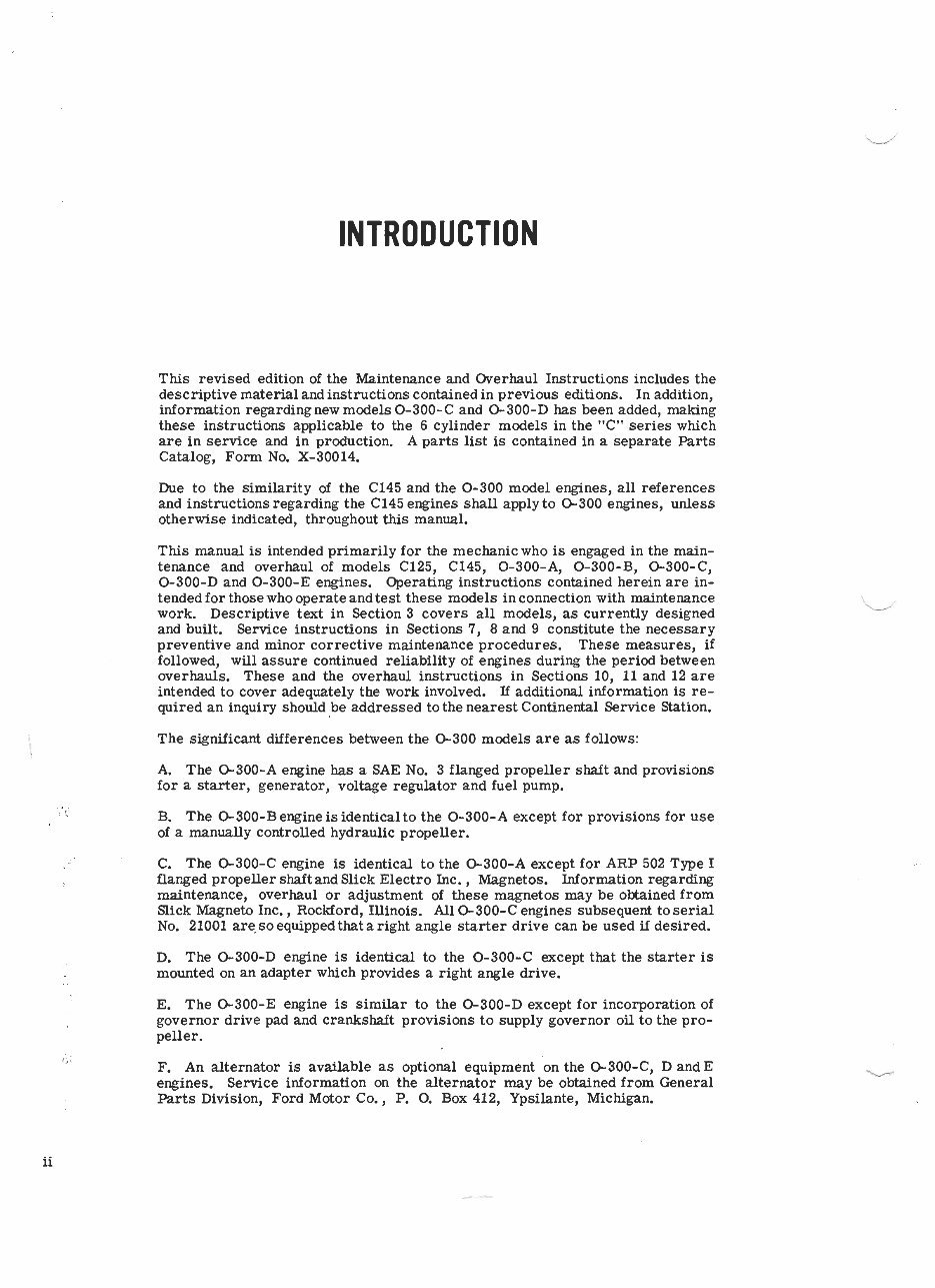 1961 Cessna 172B skyhawk service parts owners manuals preview img 2