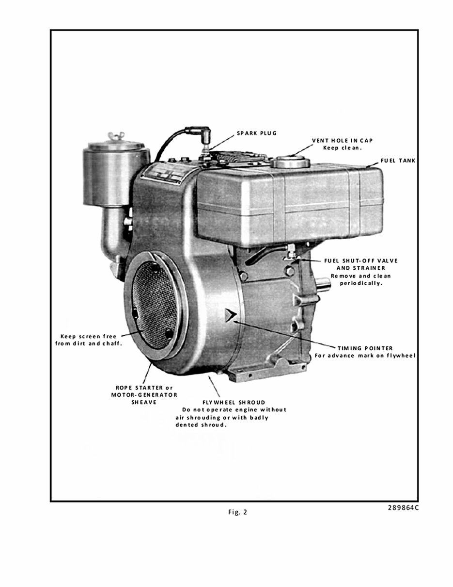 Wisconsin Tra-10d Tr-10d Owners & Parts List Manual access preview img 7