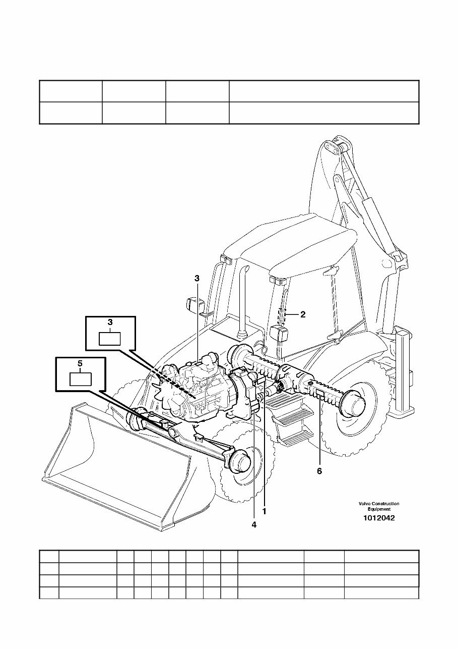 Volvo BL61 Backhoe Loader Service Parts Catalogue Manual INSTANT SN: 10001-11458 preview img 2