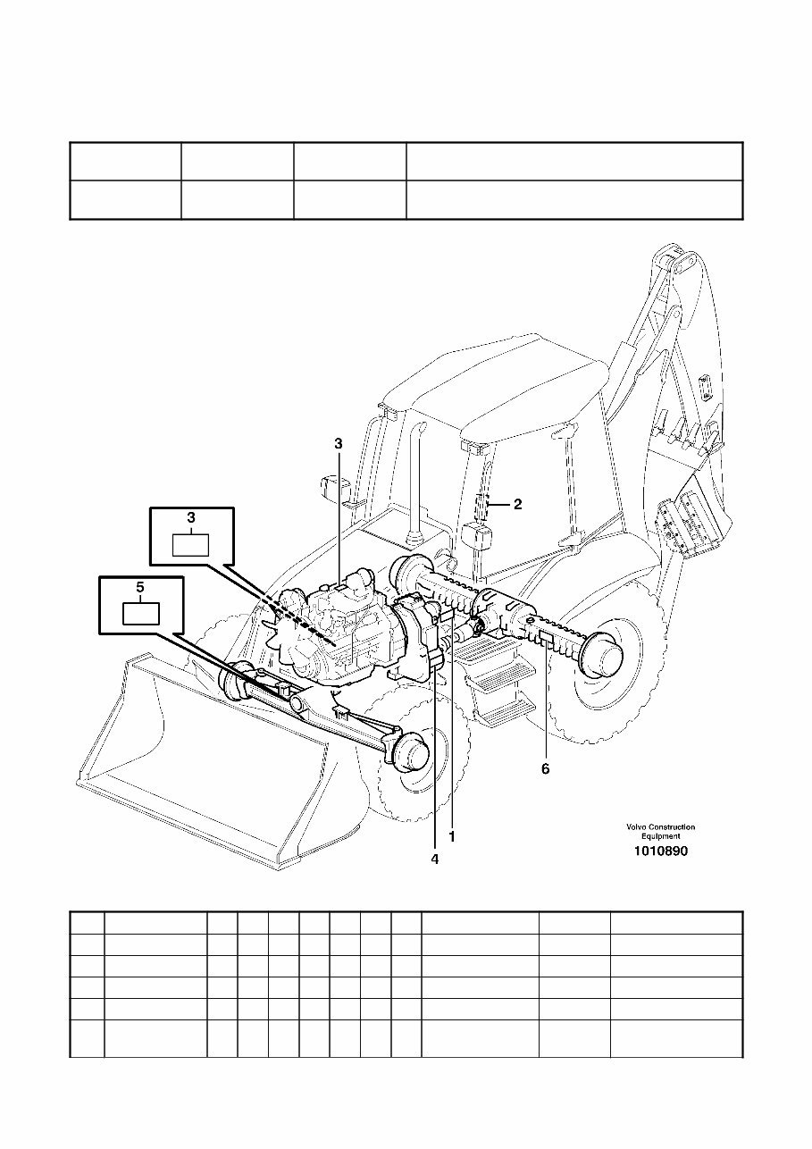 Volvo BL60B Backhoe Loader Service Parts Catalogue Manual INSTANT SN: 2121121 and up preview img 2