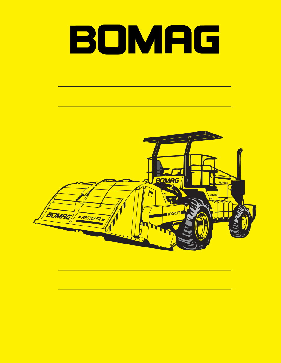 BOMAG MPH 362, MPH 364, MPH 454 RECYCLER & STABILIZER Service Repair Manual - ! preview img 1