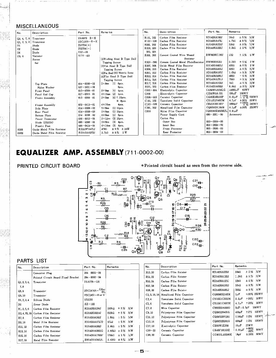 Accuphase E-202 integrated stereo amplifier Service Manual preview img 7