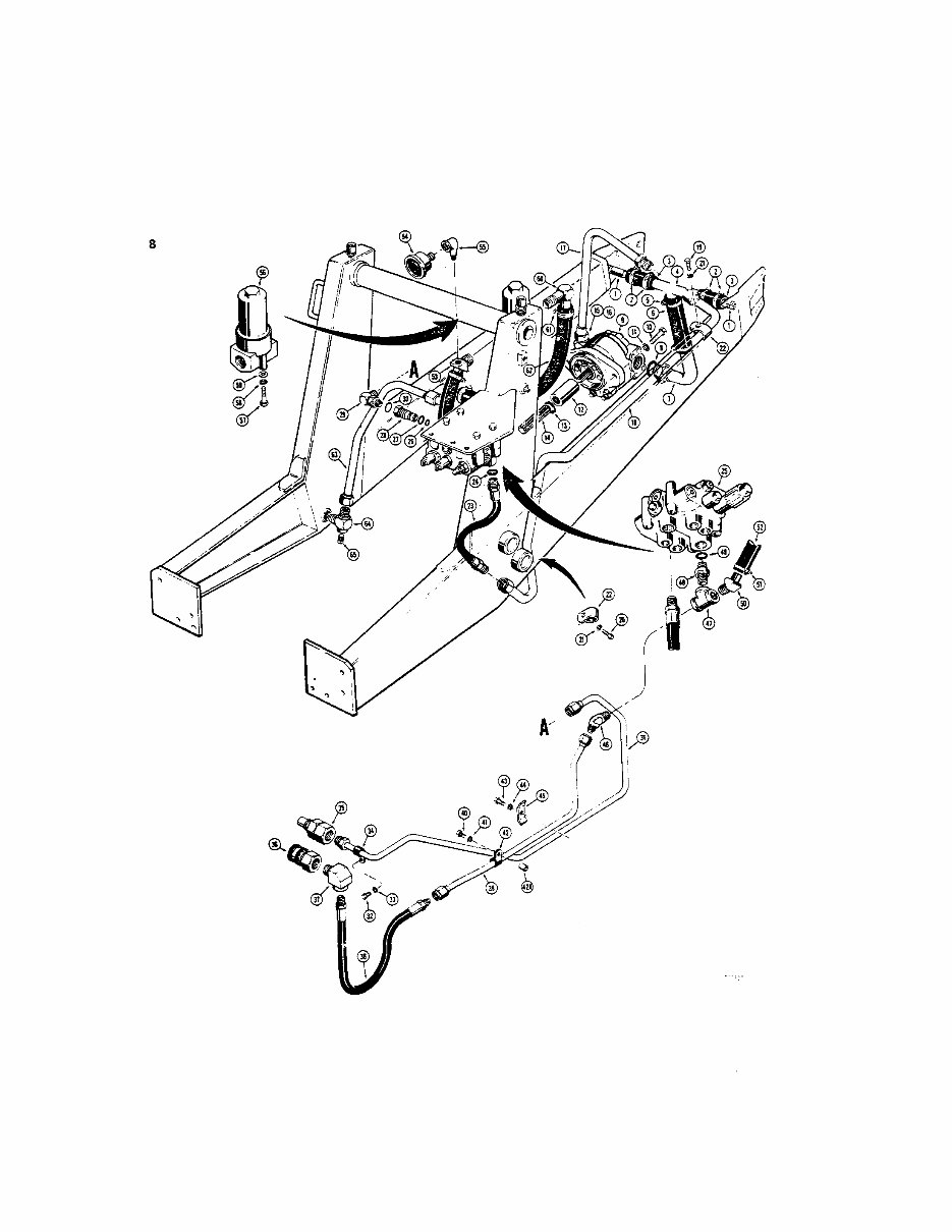 Case Model 35 Loader & Backhoe for the 580CK Series B Tractor Parts Manual Catalog - preview img 4