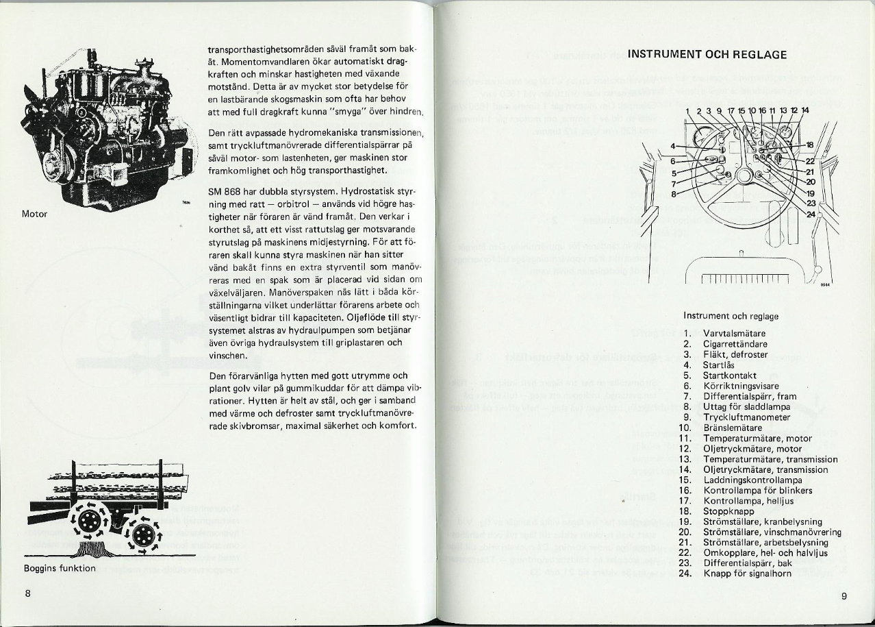 Instruktionsbok Volvo BM SM 868 preview img 6
