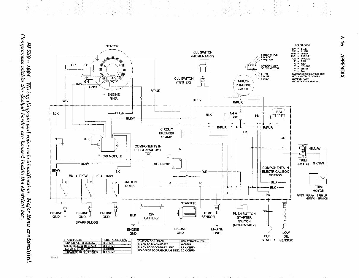 1992-2004 Polaris Watercraft 2-Stroke Wiring Diagrams Manual preview img 10