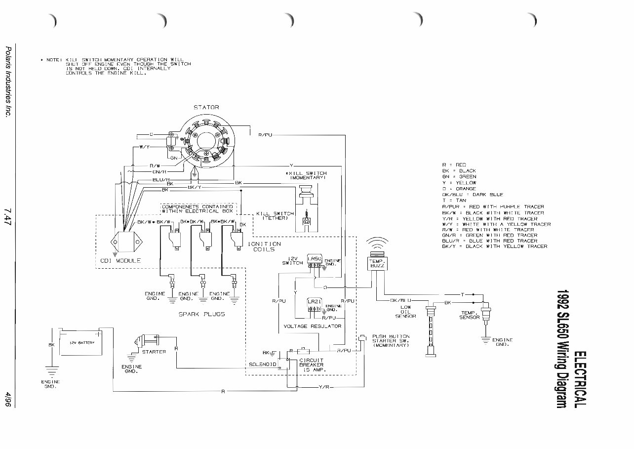 1992-2004 Polaris Watercraft 2-Stroke Wiring Diagrams Manual preview img 3