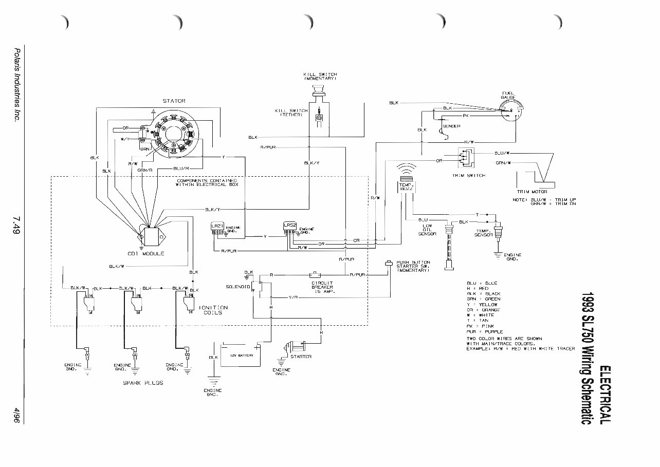 1992-2004 Polaris Watercraft 2-Stroke Wiring Diagrams Manual preview img 6