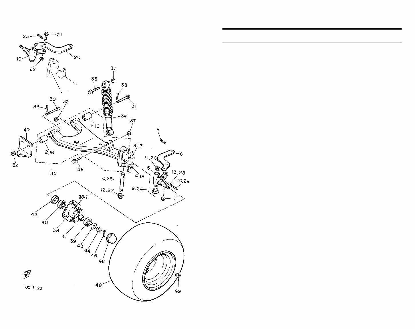 YAMAHA G9 EG GOLF CART Replacement Parts Manual preview img 5