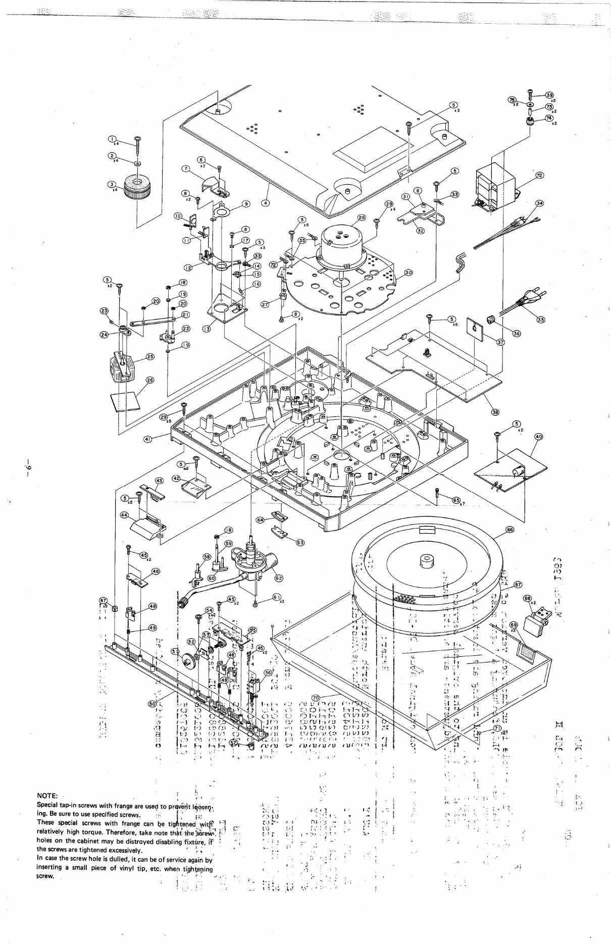 Denon DP30L Servo-Controlled Record Player Service Manual preview img 10