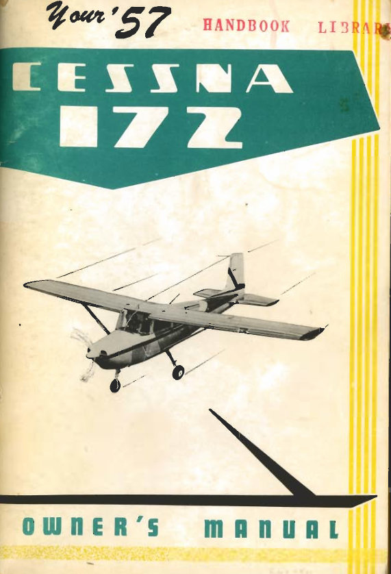 1957 Cessna 172 Owners Manual preview img 1