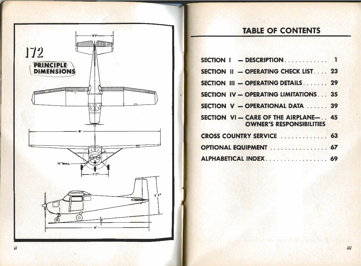 1957 Cessna 172 Owners Manual preview img 3