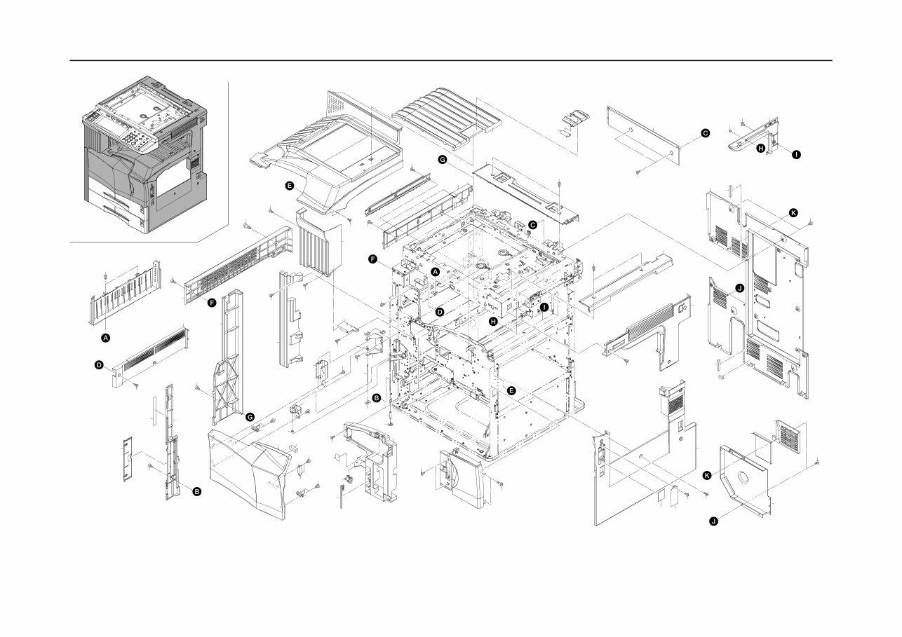 Kyocera KM-3035 / KM-4035 / KM-5035 Service Repair Manual + Parts List preview img 4