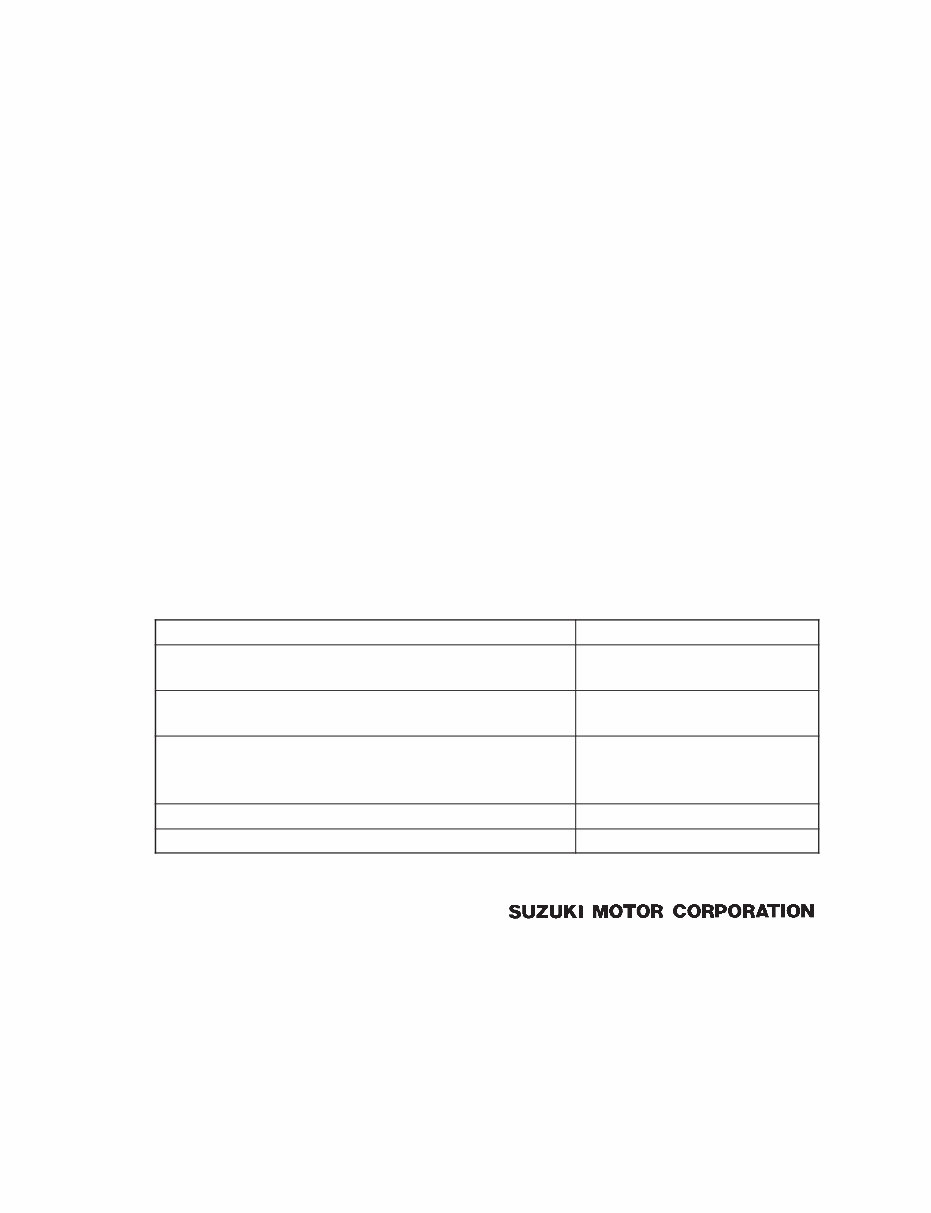 2002-2008 Suzuki Grand Vitara (SQ420WD) OEM Service & Repair Manual preview img 2
