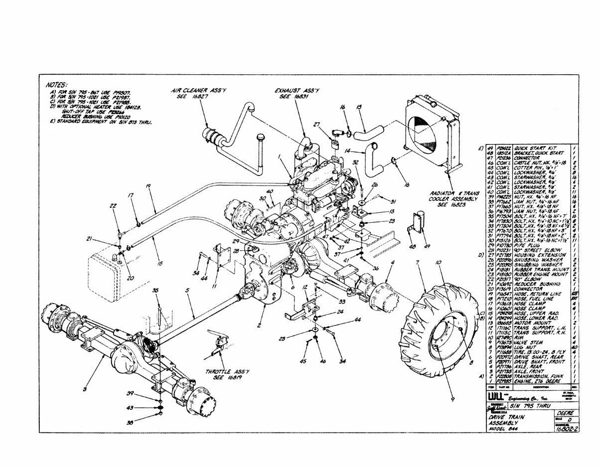 JLG Lull Telehandlers 844 ANSI Illustrated Master Parts List Manual ! (10709910) preview img 10
