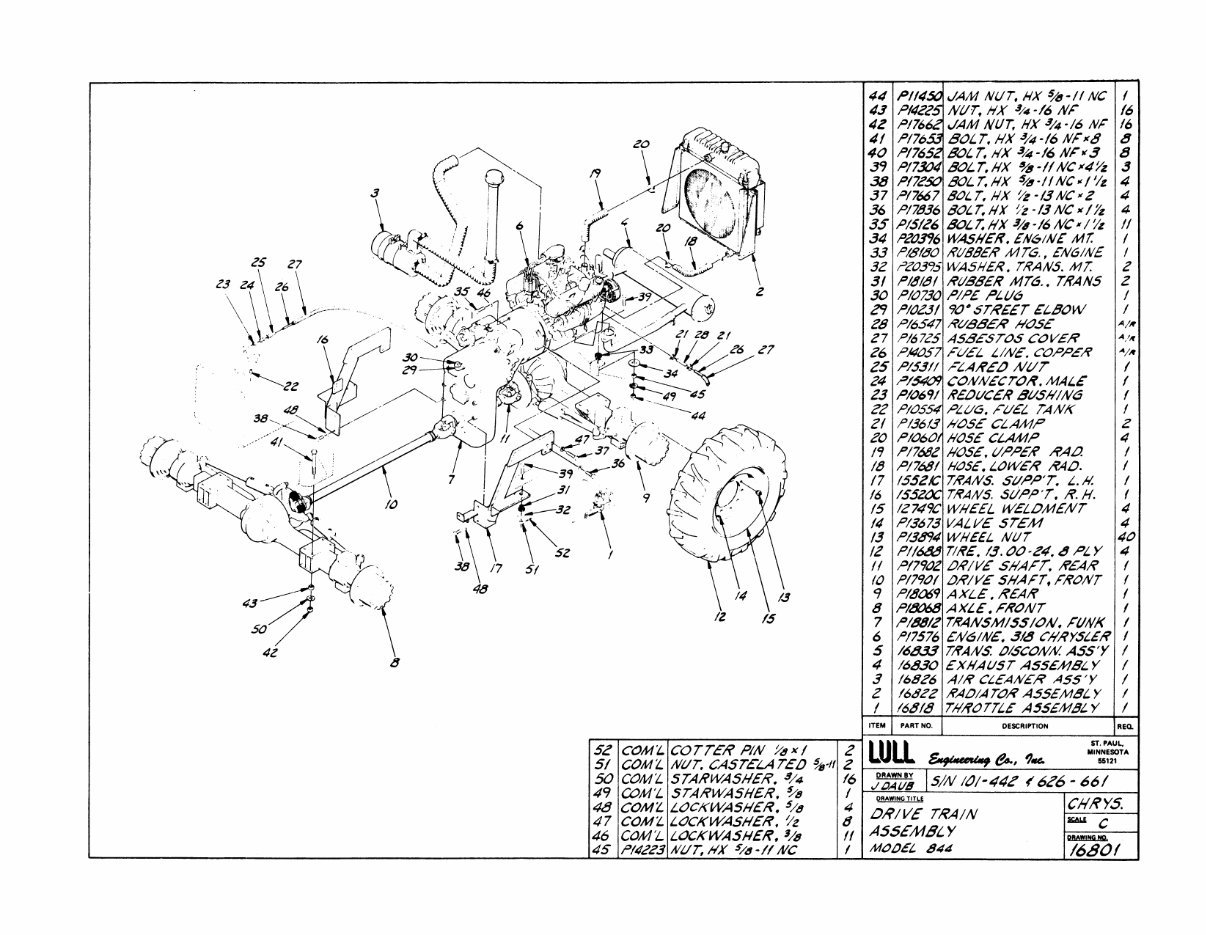 JLG Lull Telehandlers 844 ANSI Illustrated Master Parts List Manual ! (10709910) preview img 6