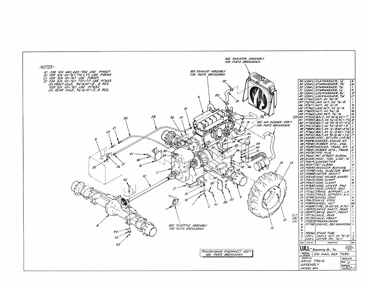 JLG Lull Telehandlers 844 ANSI Illustrated Master Parts List Manual ! (10709910) preview img 9