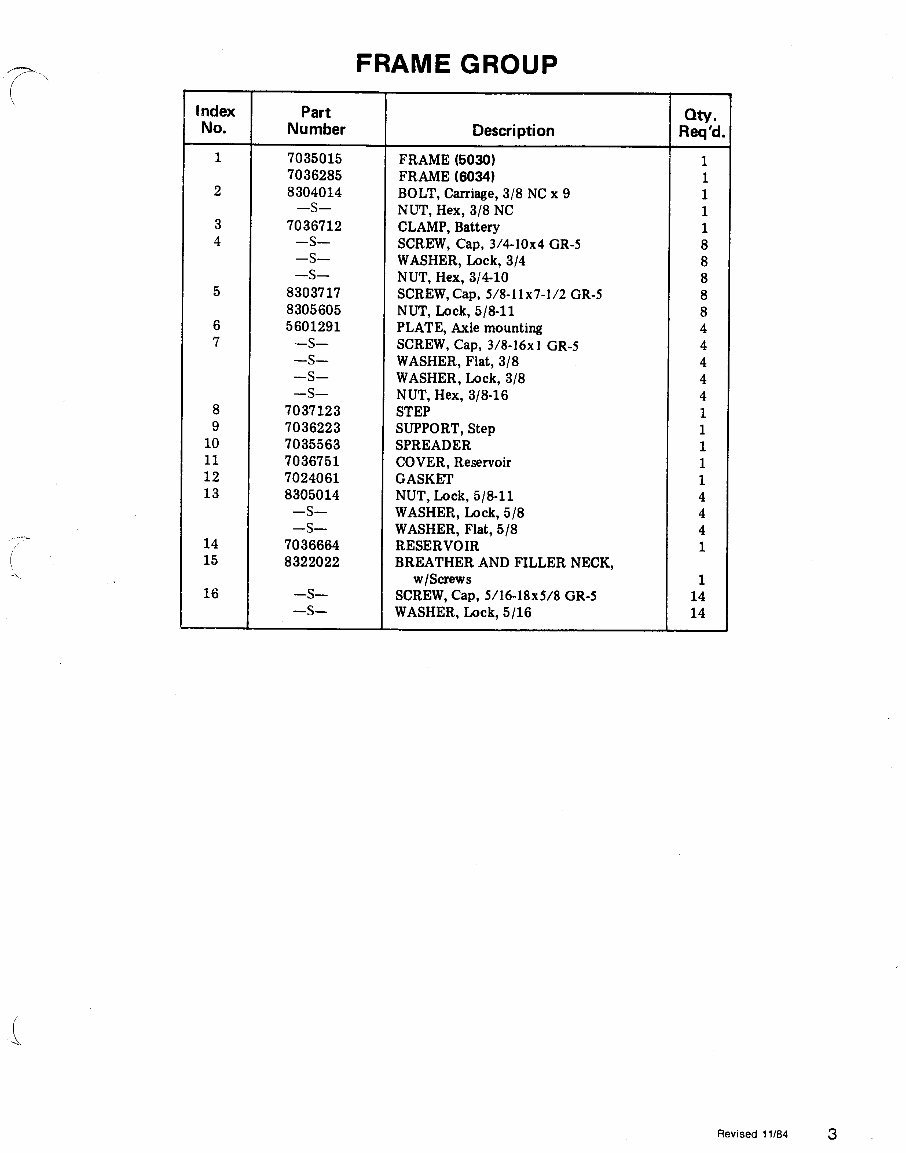 JLG SkyTrak Telehandlers 5030 6034 ANSI Illustrated Master Parts List Manual ! (P/N - 8990041-001) preview img 7