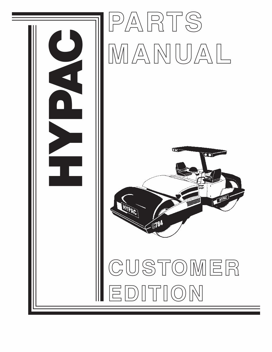 HYPAC C784 VIBRATORY COMPACTOR Service Repair Manual preview img 1