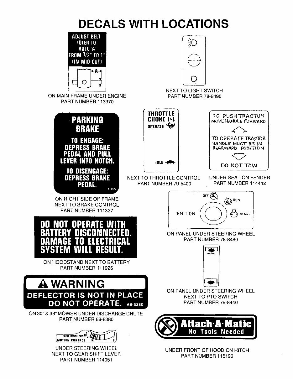 TORO Wheel HORSE 212H RIDE on MOWER Service Repair Manual preview img 4