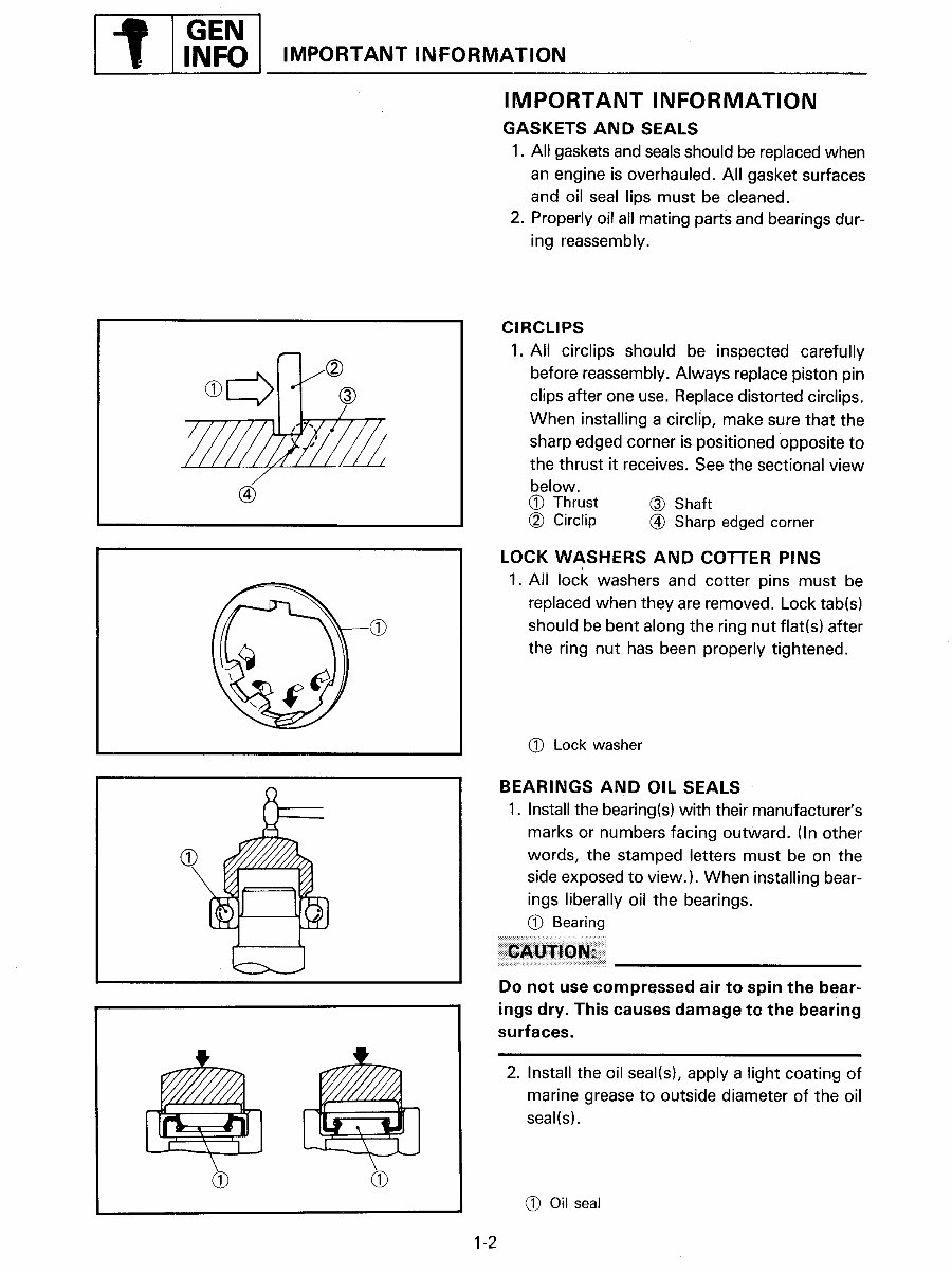1987-1989 Yamaha 150/175/200HP 2-Stroke Outboard Service & Repair Manual preview img 9