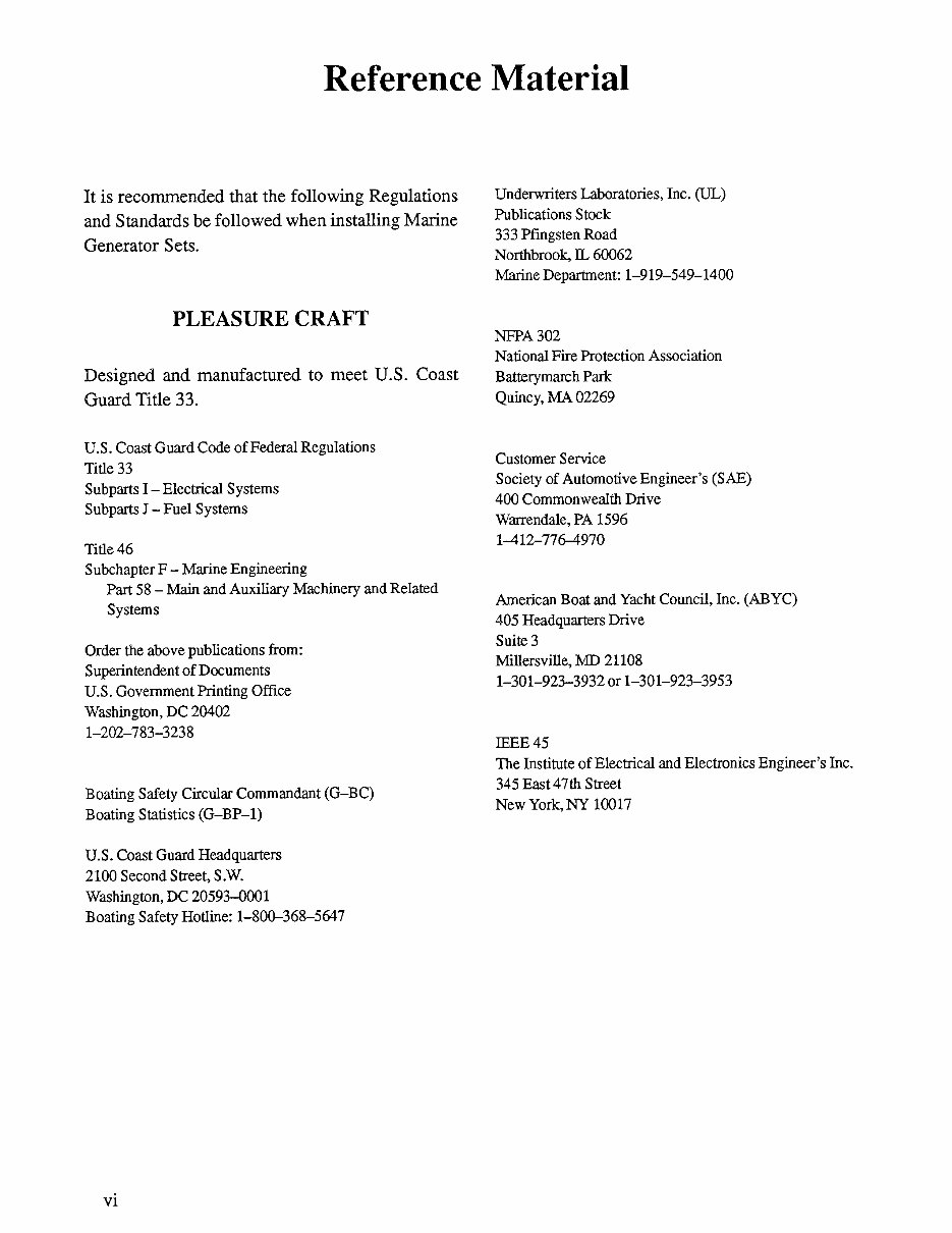 Kohler 4CCO/4CCFO/8CCO/7CCFO Marine Generator Sets Maintenance & Installation Manual preview img 8