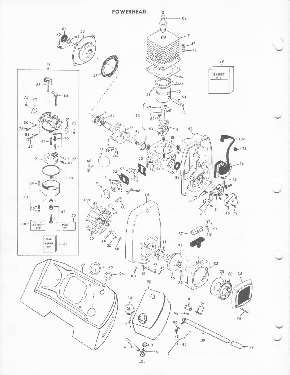 Clinton K-150 (1.5HP) Outboard Owners Manual (+ Parts Catalog) preview img 4