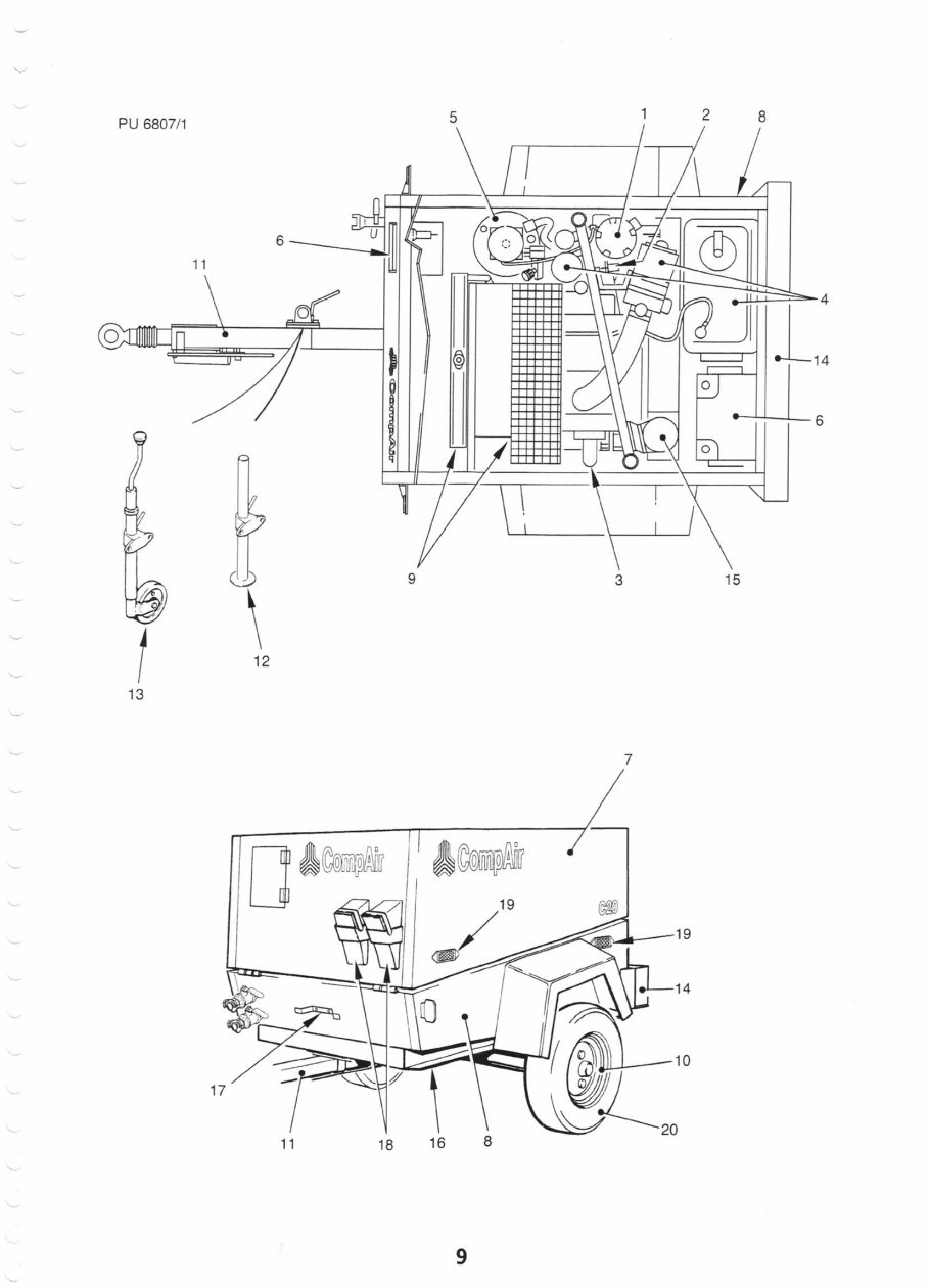 Compair Air Compressor C20 mk 2 Parts manual preview img 8