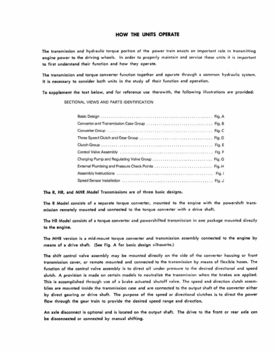 CLARK HURTH 24000 HR 4 SPEED POWERSHIFT Transmission Workshop Service Repair Maintenance Manual preview img 5