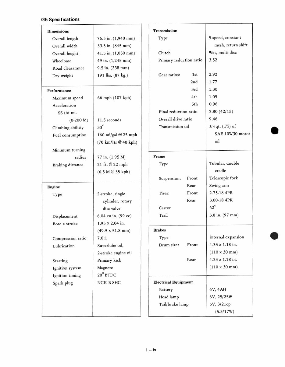 KAWASAKI SINGLES ROTARY VALVE Full Service & Repair Manual preview img 9