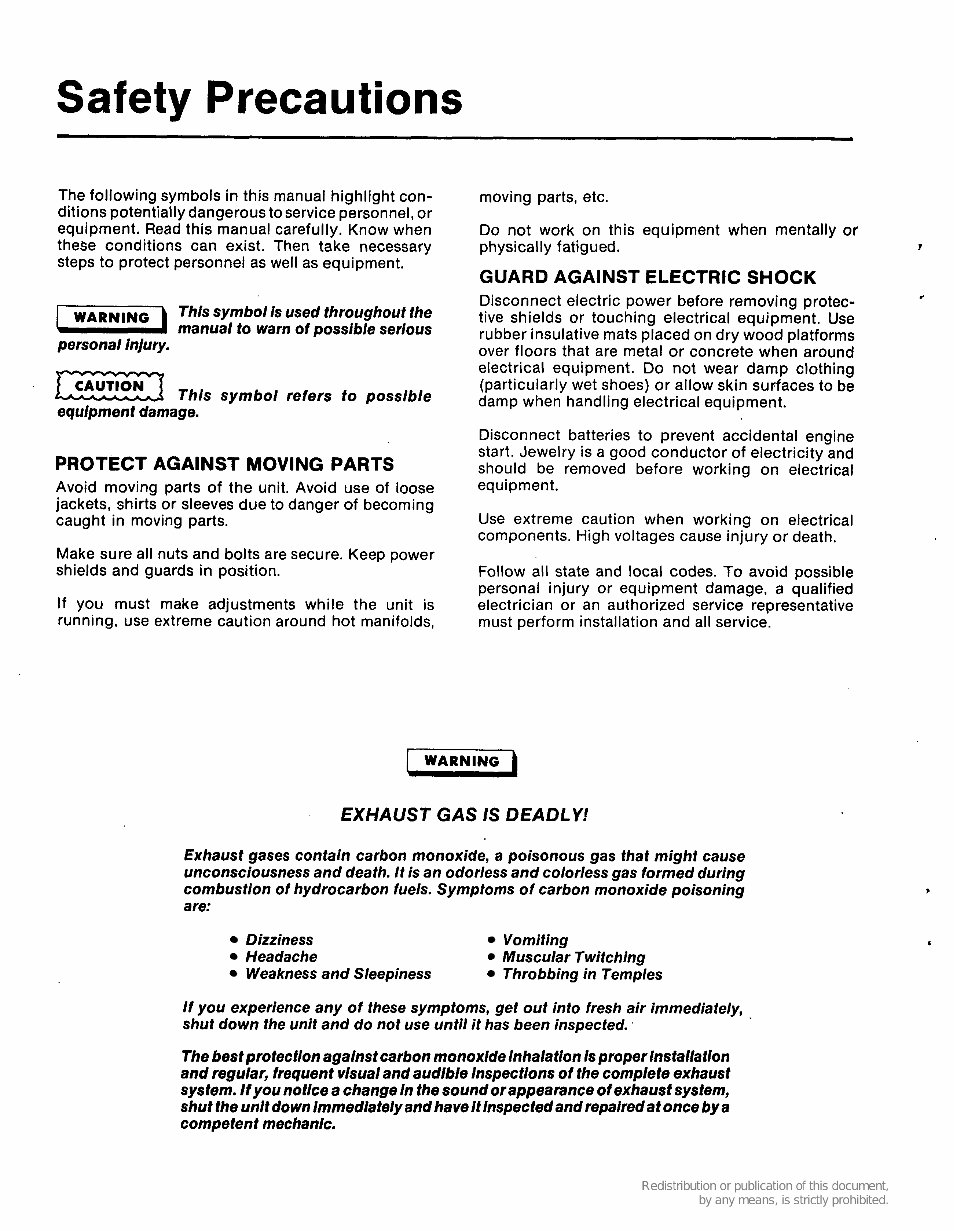 Onan 25 to 180 kW UR Generators and Controls OEM Service & Repair Manual preview img 3