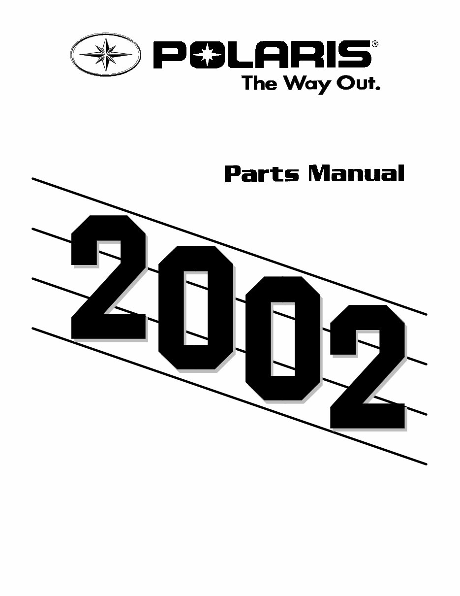 2002 Polaris Ranger 6x6 Parts Manual preview img 1