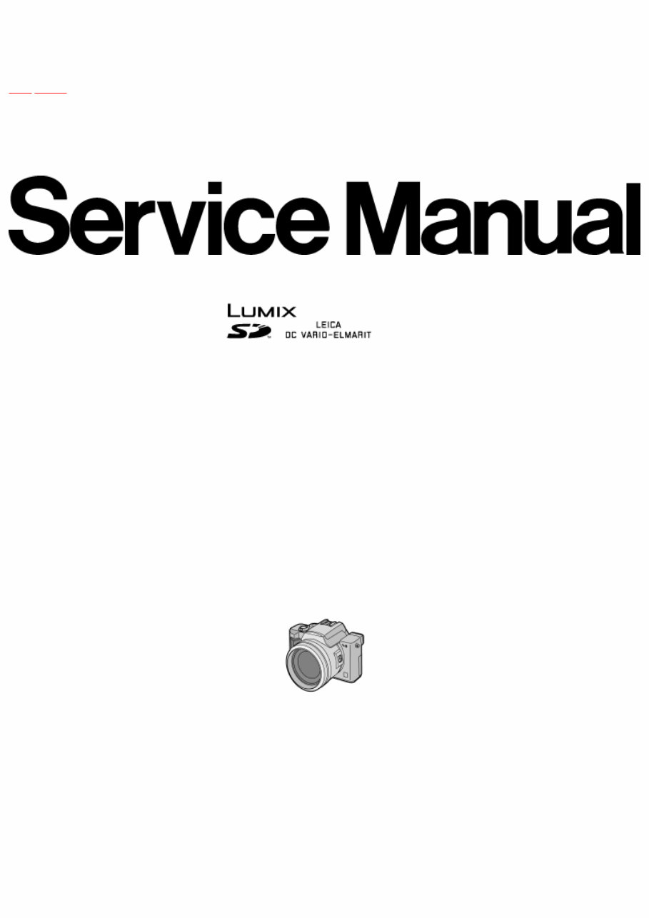 Panasonic Lumix DMC-FZ10 Series Digital Cameras OEM Service Manual preview img 6