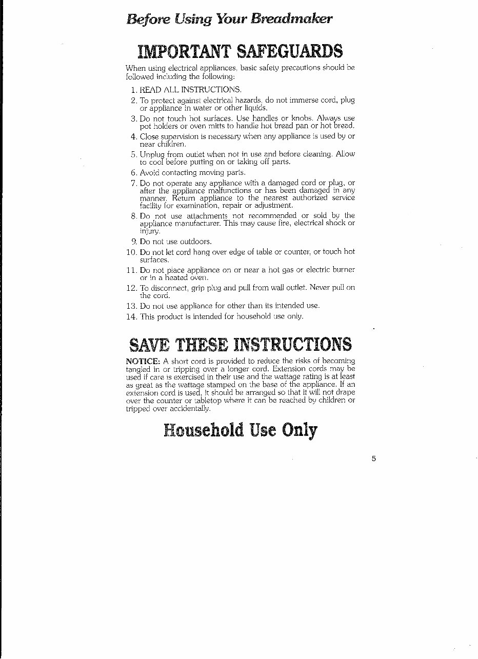 Regal Kitchen Pro Parts Model K6725 Instruction Manual Recipes BOTH preview img 5