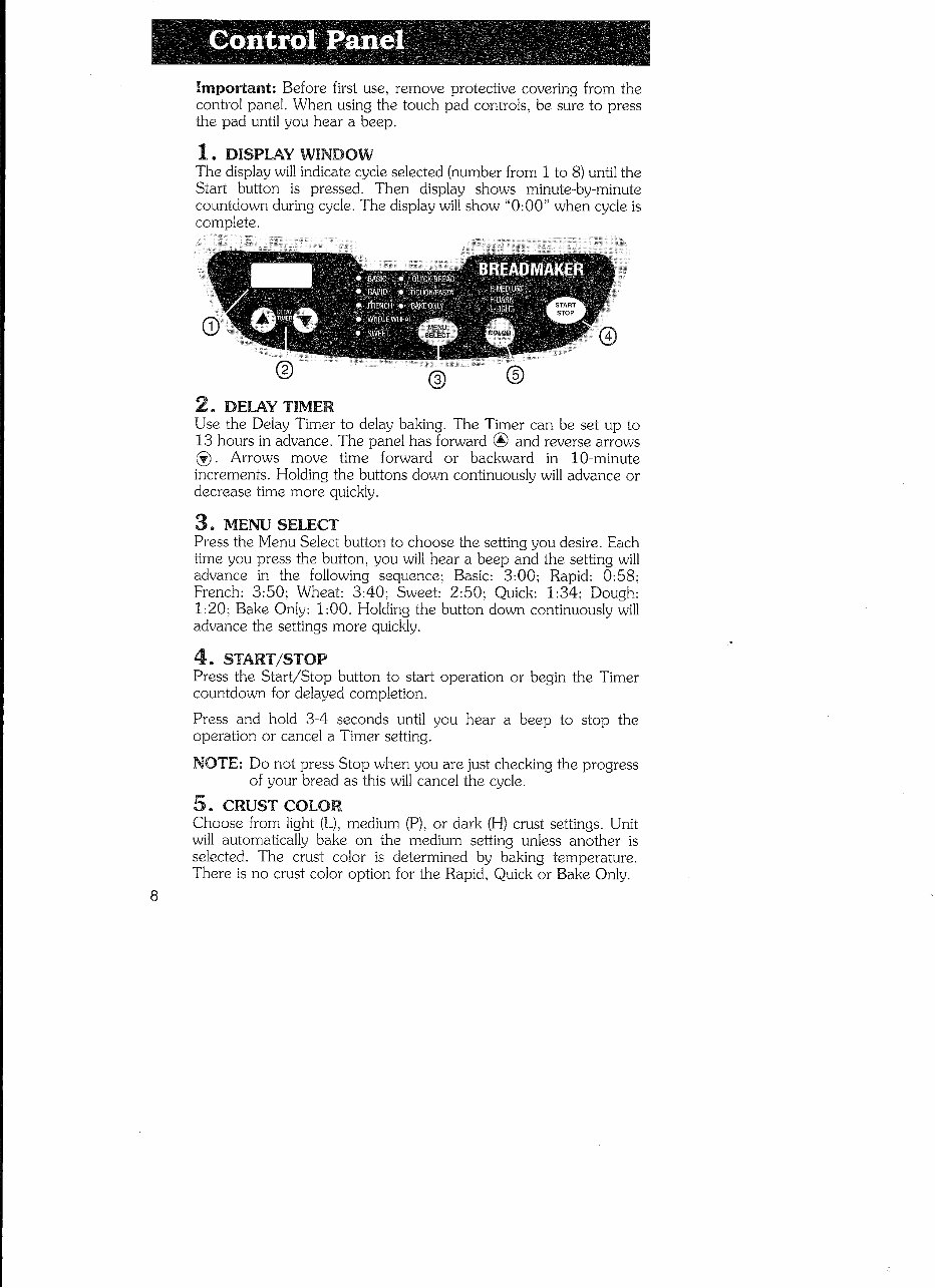 Regal Kitchen Pro Parts Model K6725 Instruction Manual Recipes BOTH preview img 8