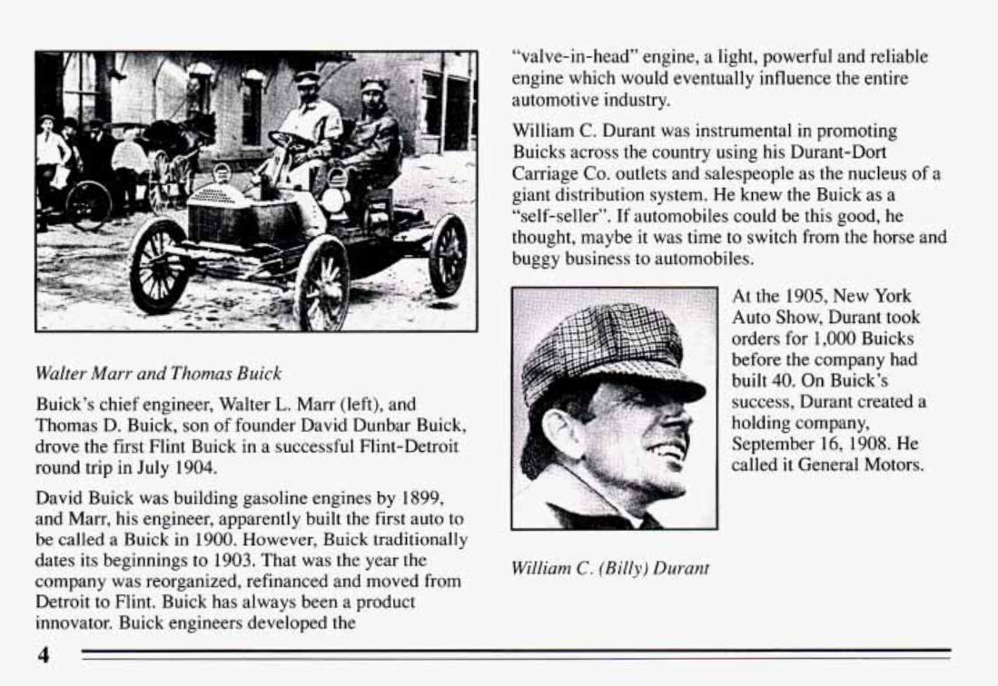 1994 BUICK Century Owners Manual preview img 6