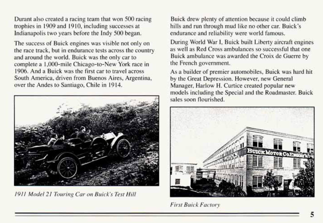 1994 BUICK Century Owners Manual preview img 7