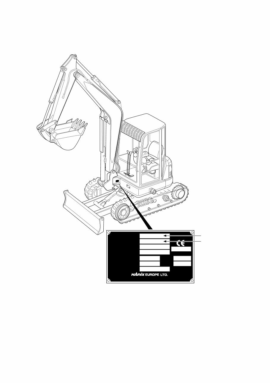 Hanix H55DR mini excavator service and parts manual preview img 8