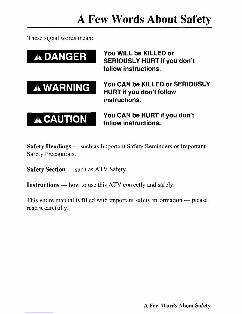 2004 Honda ATV TRX650 Fourtrax Rincon Owners Manual preview img 7