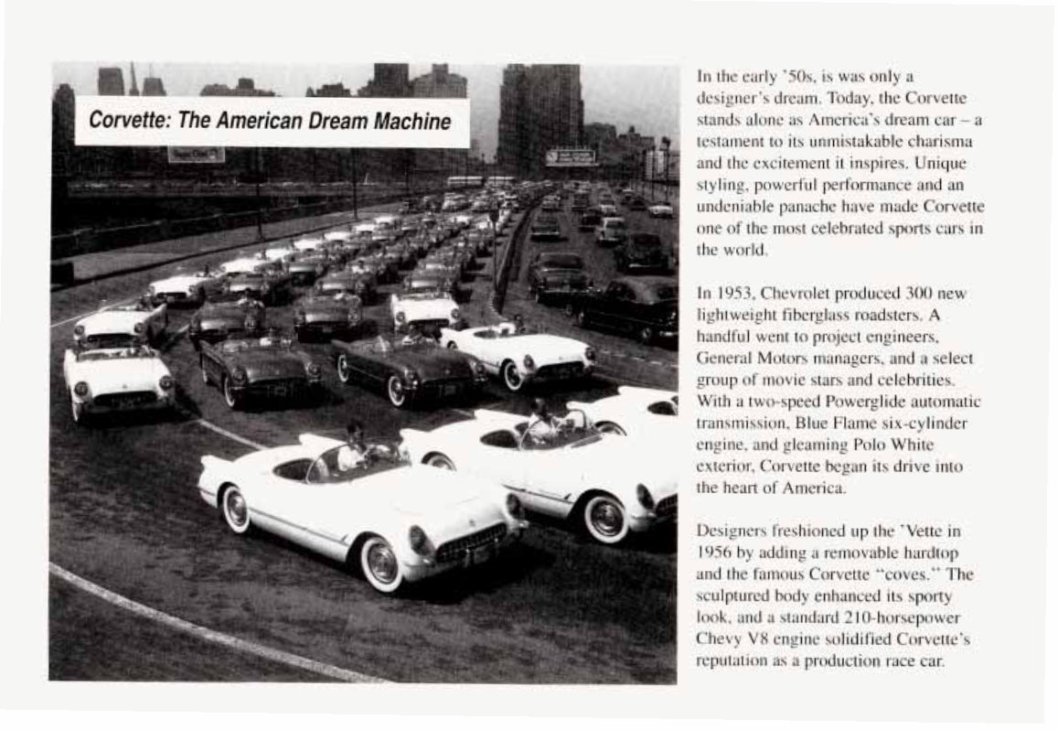 1994 CHEVY / CHEVROLET Corvette Owners Manual preview img 5