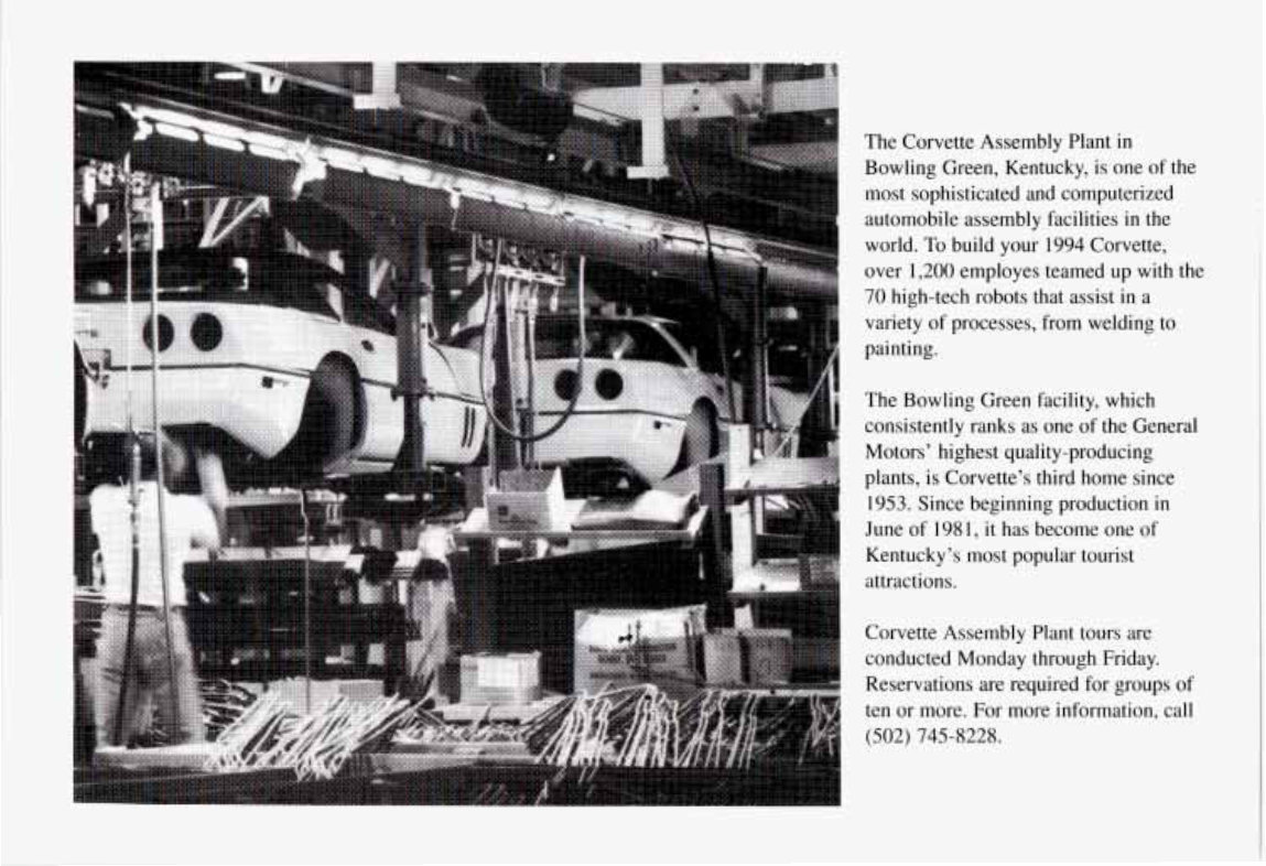 1994 CHEVY / CHEVROLET Corvette Owners Manual preview img 8