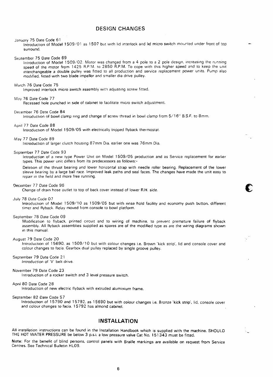 Hotpoint 15690 Automatic Washing Machine OEM Service & Repair Manual preview img 6
